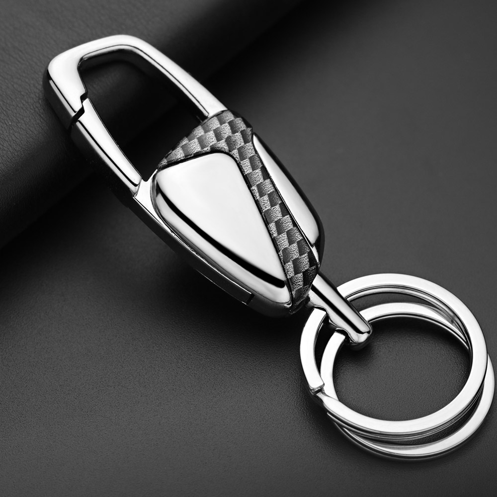 Initial Ring Custom - Portachiavi personalizzato Portachiavi doppio interruttore Lettering