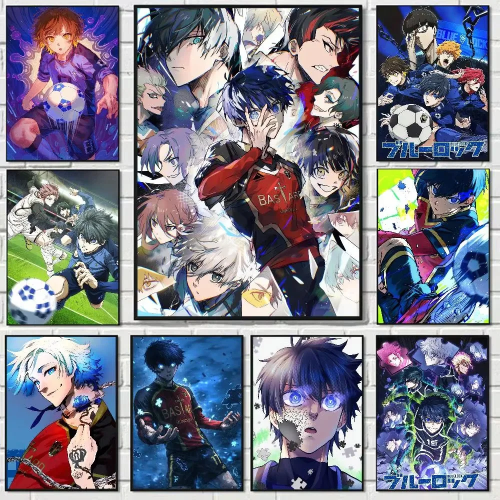 Photo Mosaic Print - Pittura con Diamanti Anime Blue Lock,
