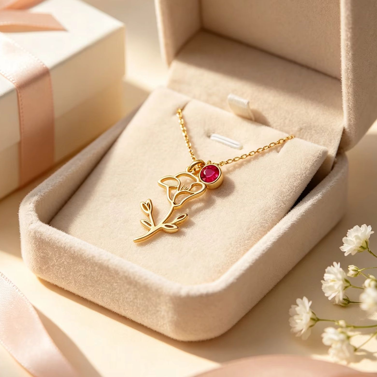 Collana con Ciondolo Personali - Birth Flower Necklace recensione e prezzo