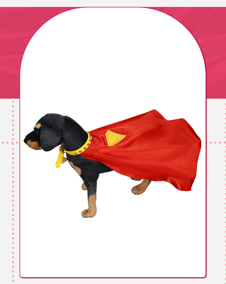 Mantello Cosplay Rosso Krypto, - Pet Portrait Custom recensione e prezzo